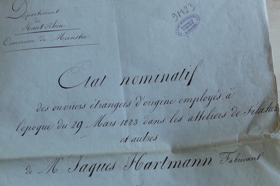 Hartmann J. - ouvriers étrangers